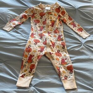 Sesame Street Elmo Pumpkin Halloween onesie